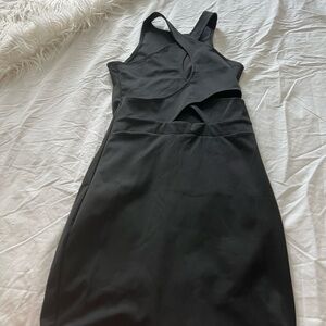 Sexy Black Cut-Out Dress